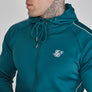 SikSilk - Green Hoodie and Joggers Set